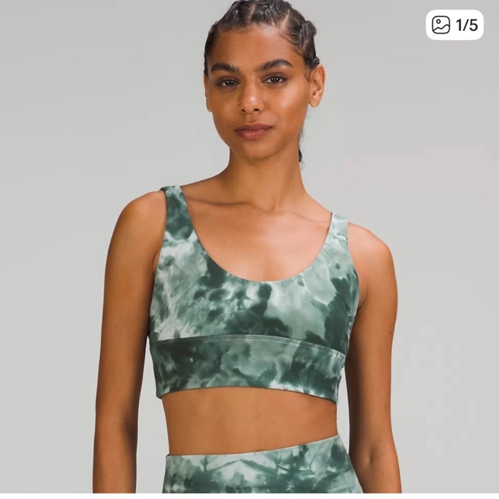 Lululemon Athletica Align Reversible Womens SZ 4 Sports Bra Diamond Dye